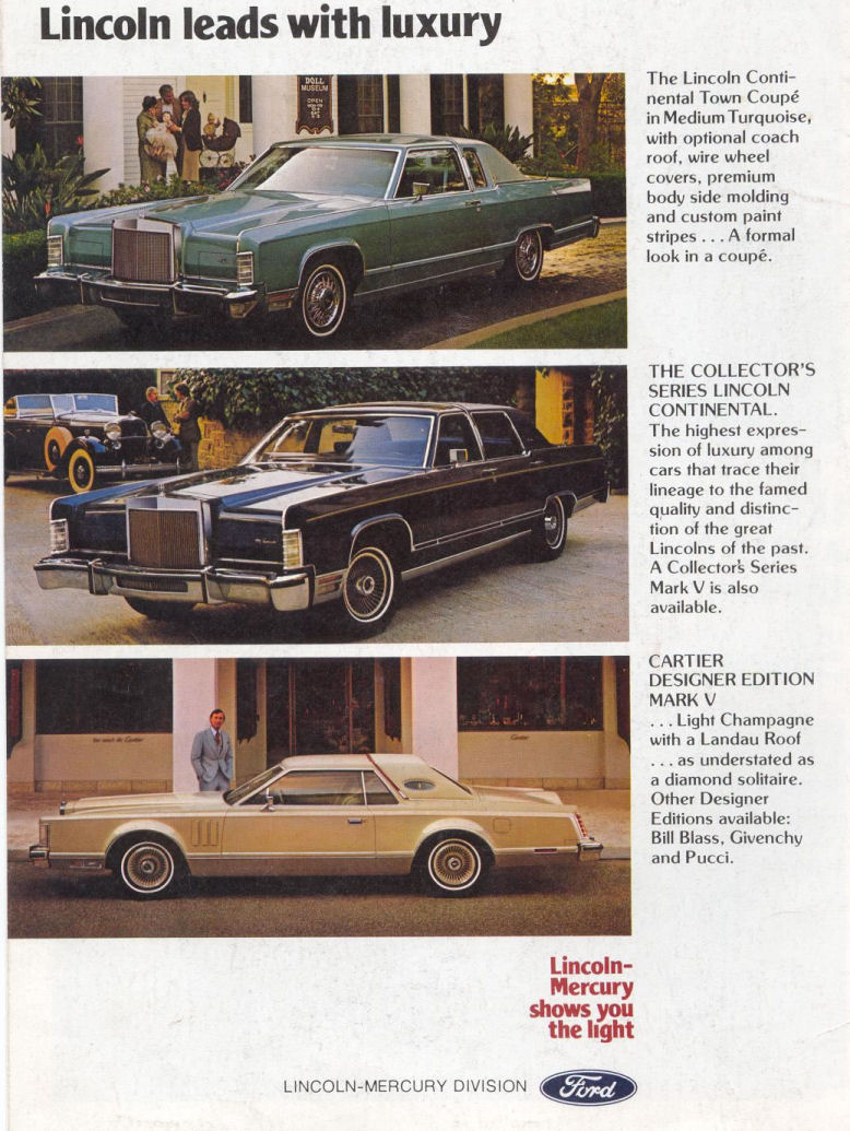 1979 Mercury Lincoln Brochure Page 7
